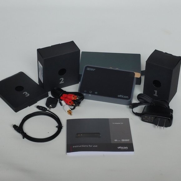 oticon Portable Audio & Video Oticon Tv Adapter 3 Brand New In Open Package Hearing Aid